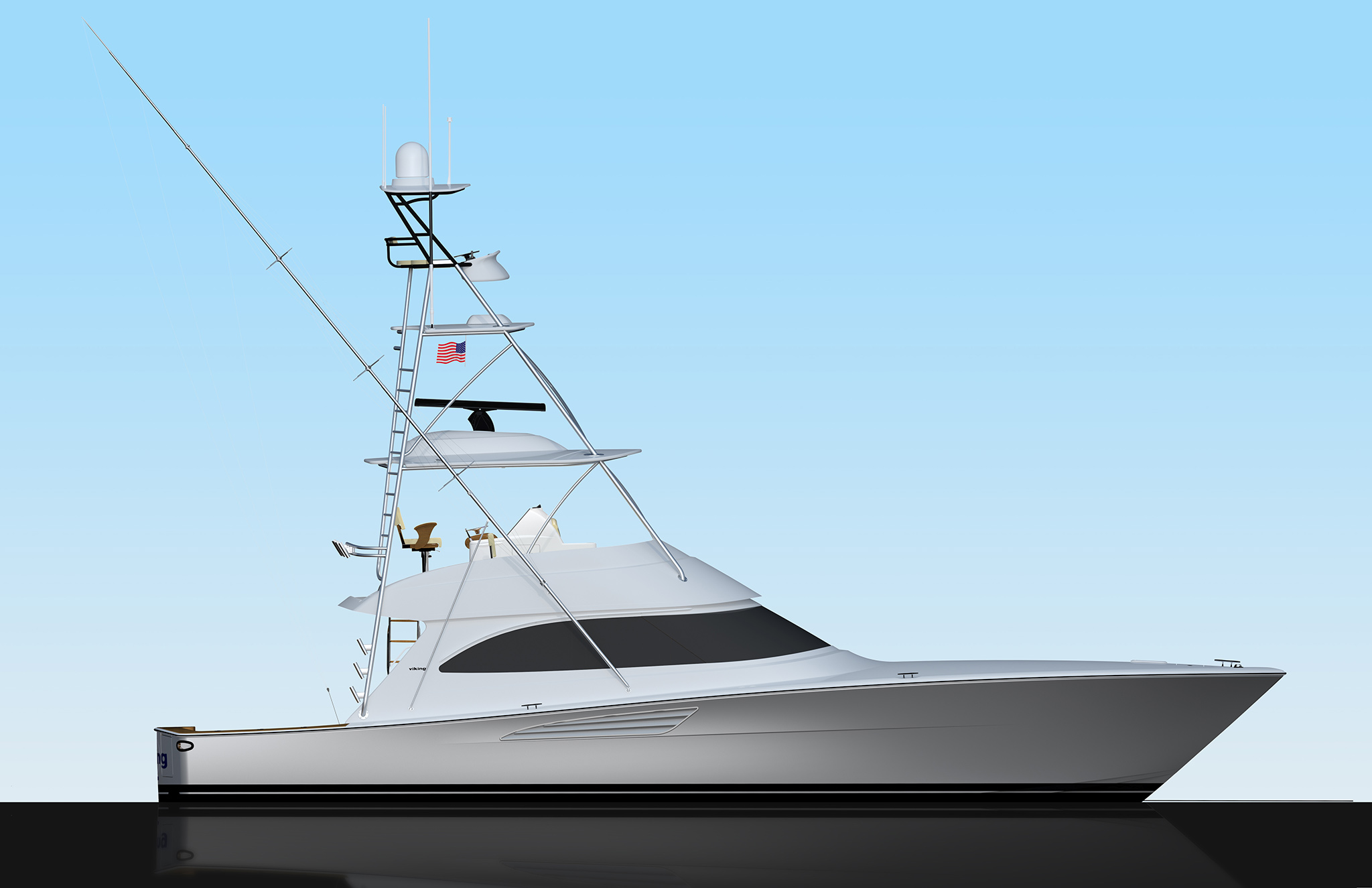 viking yacht 54c