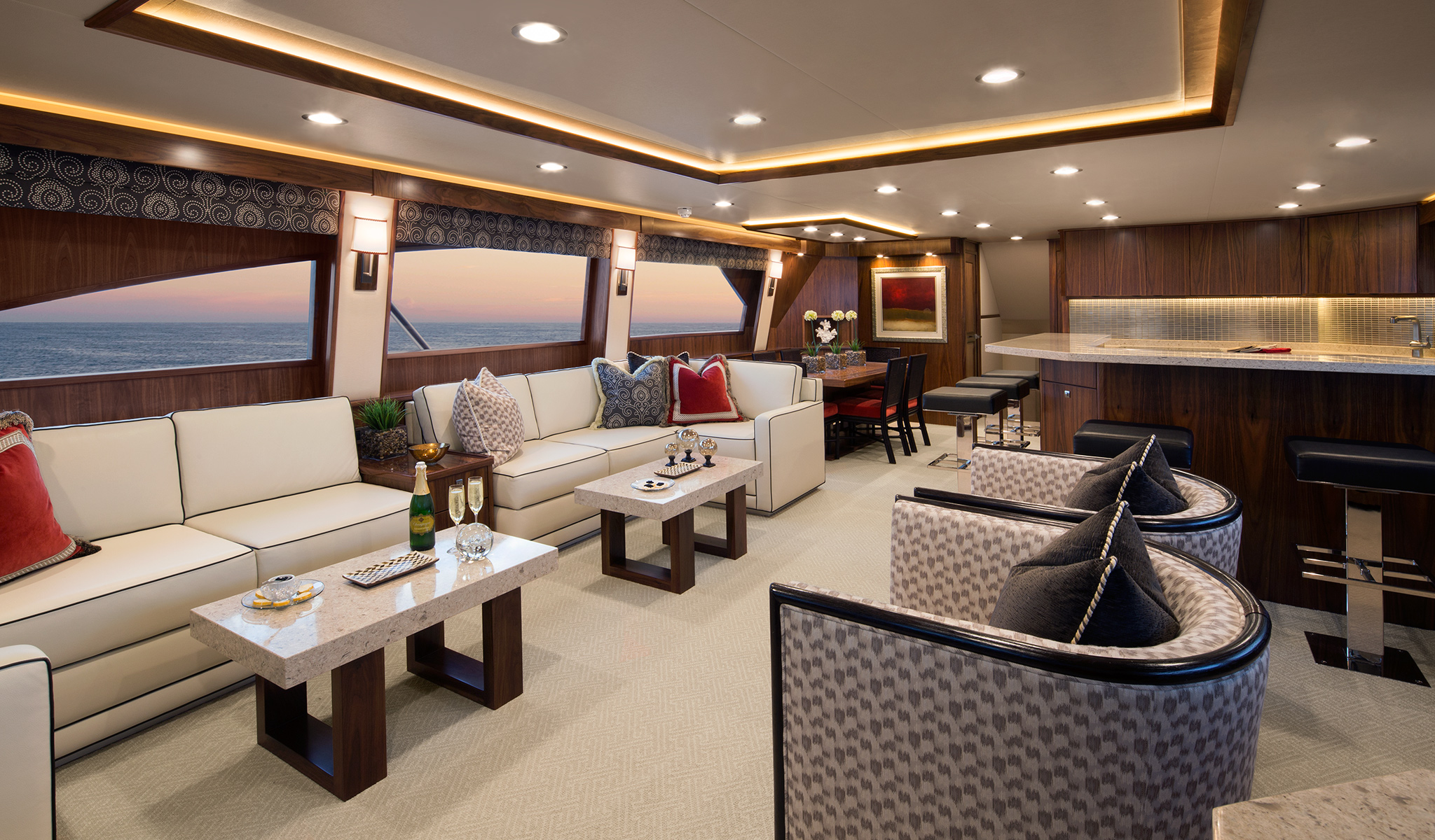 viking yacht interior