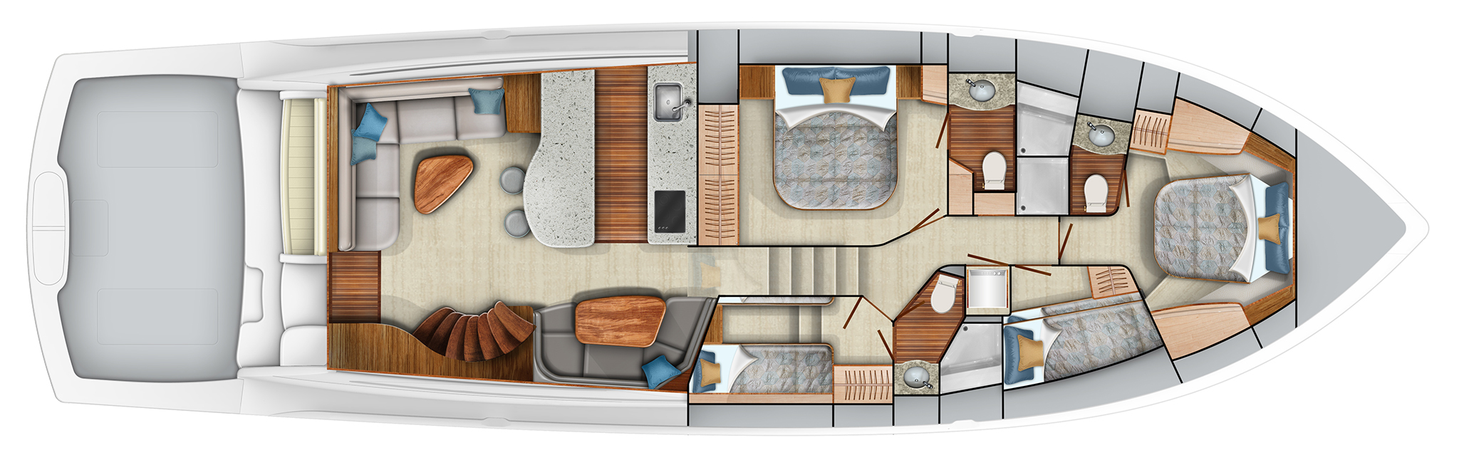 Viking Yachts 62 Enclosed Bridge 62eb
